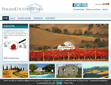 Tablet Screenshot of italiancountryhomes.com